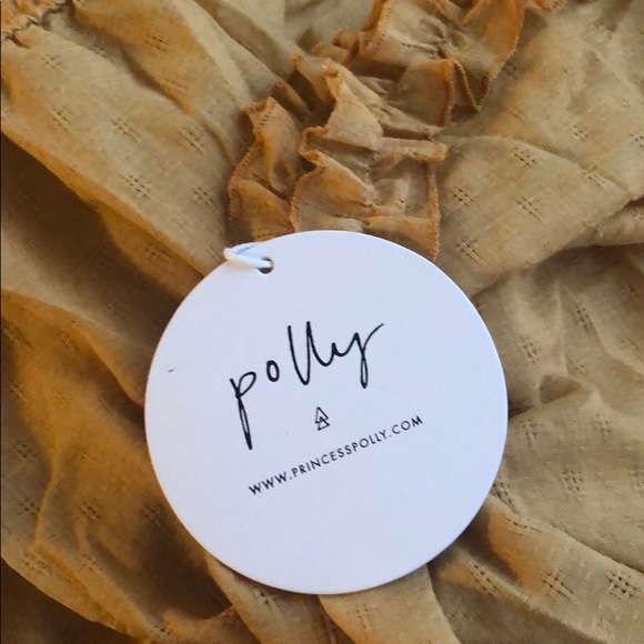 Princess Polly ASTRO MINI DRESS MUSTARD - Picture 5 of 8